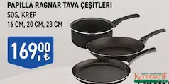 PAPİLLA RAGNAR TAVA ÇEŞİTLERİ SOS, KREP